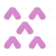 thumbnail image 3 of Juego De Almohadillas Nasales Para Presión Sobre El Puente De La Nariz, Evitando Fugas, Máscara Rosa, 5 Uds., 3 of 5