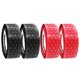 thumbnail image 2 of 2 Pares De Cintas De Envoltura De Agarre De Palo De Golf Pu Cuero Rojo Y Negro, 2 of 5