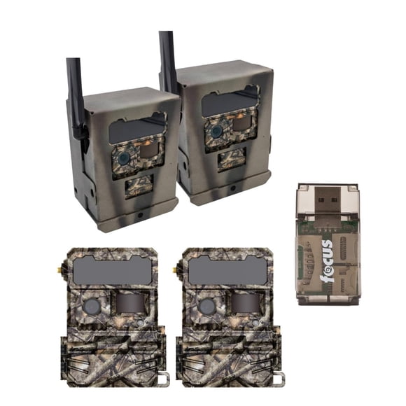 Cámara de rastreo Yellowstone.ai Y2 4G LTE 1080p HD, paquete de 2