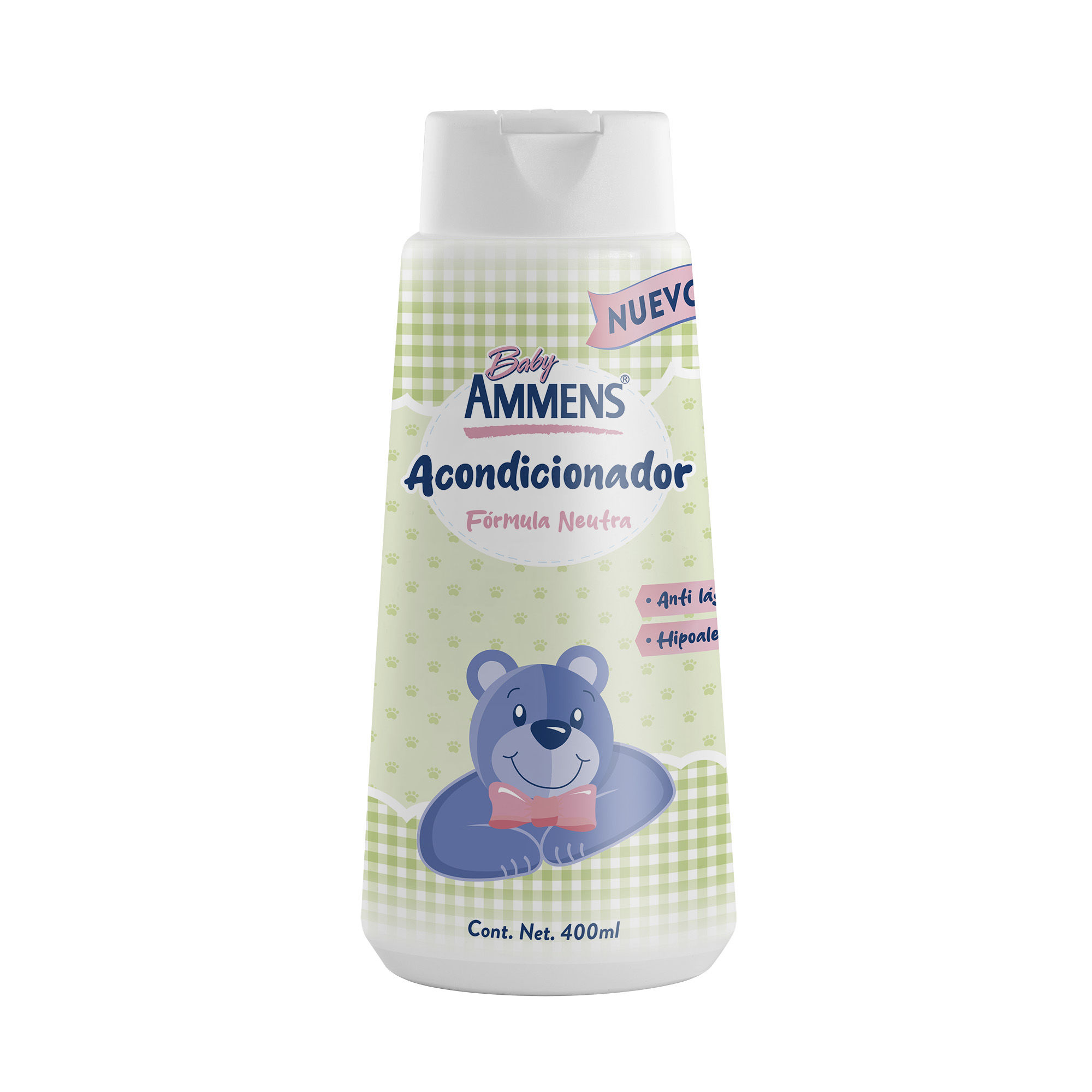 Acondicionador Baby Tapa Flip Top 400 ml Ammens