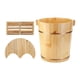 thumbnail image 3 of Ba?era Para Lavabo, Ba?o De Pies Para El Hogar, Barril Hecho A Mano, Cubo Grueso Para Pies Con Cuentas, Estilo A, 3 of 5
