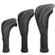 thumbnail image 1 of Juego De 3 Unidades De Fundas Para Cabeza De Palo De Golf, Juego De Fundas Para Cabeza De Palo De Golf, Malla De Cuello Largo, Color Negro, 1 of 4