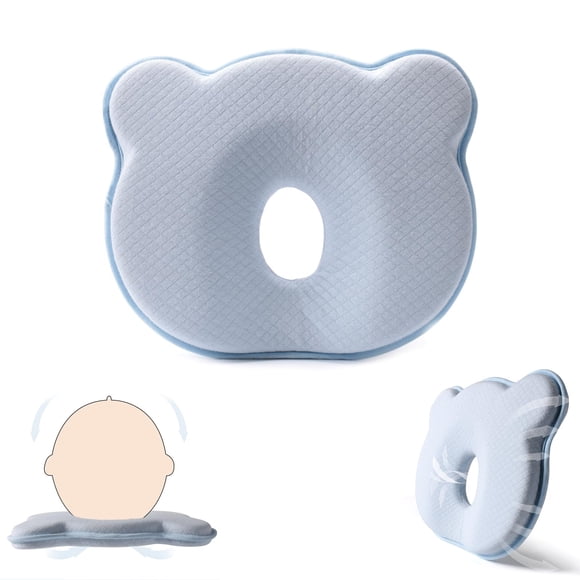 Almohada viscoelástica para bebés Yevclihds, bonito oso de dibujos animados