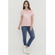 thumbnail image 4 of Polera Mujer M/C Focal Print Cuello V Palo Rosa Corona, 4 of 5