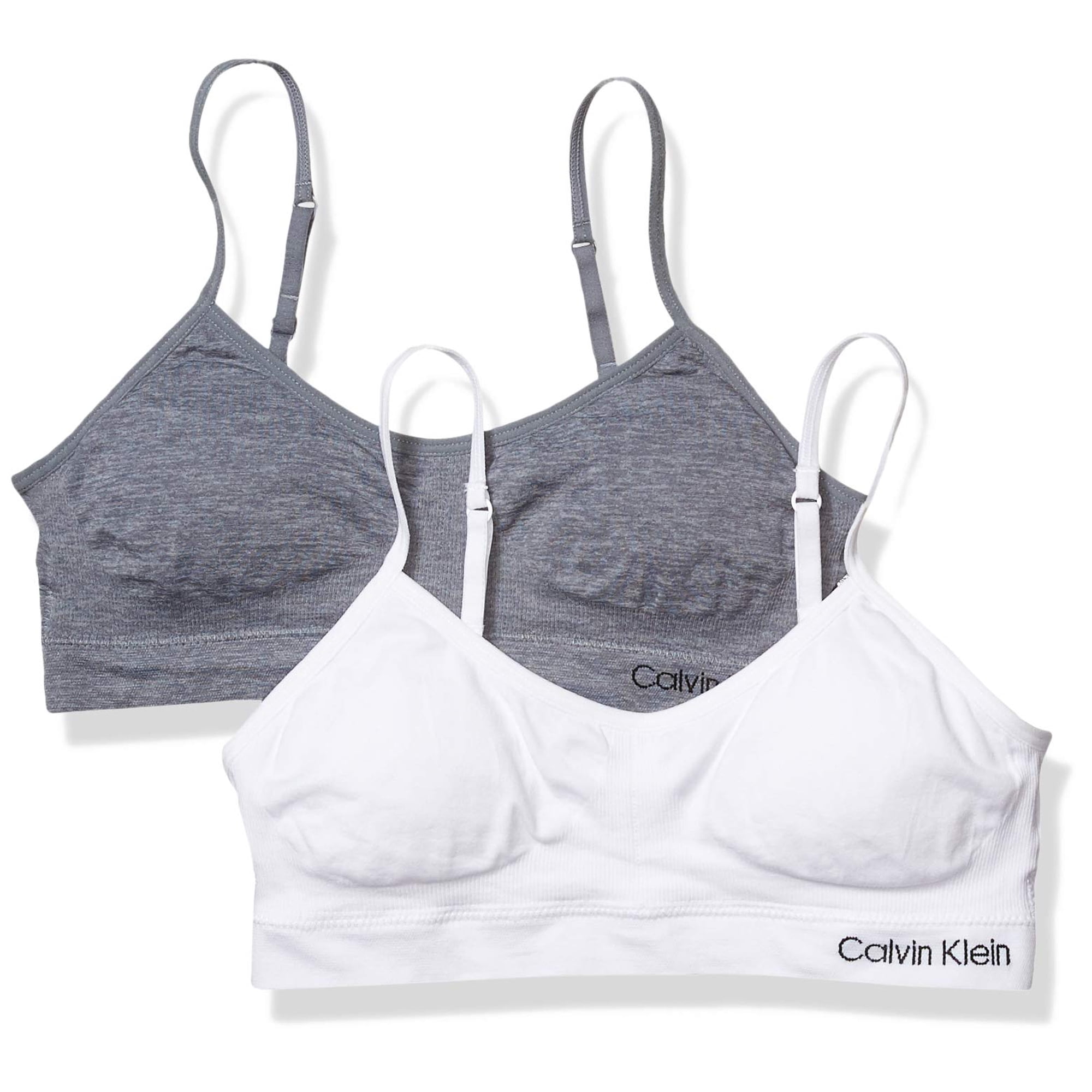 Bralette Calvin Klein, Corte Híbrido Sin Costuras, Paquete De 2 Unidades