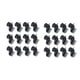 thumbnail image 5 of 24Pc Plástico Hot Roller Super Clips Hair Curler Claw Clamp Para Mujer Negro, 5 of 5