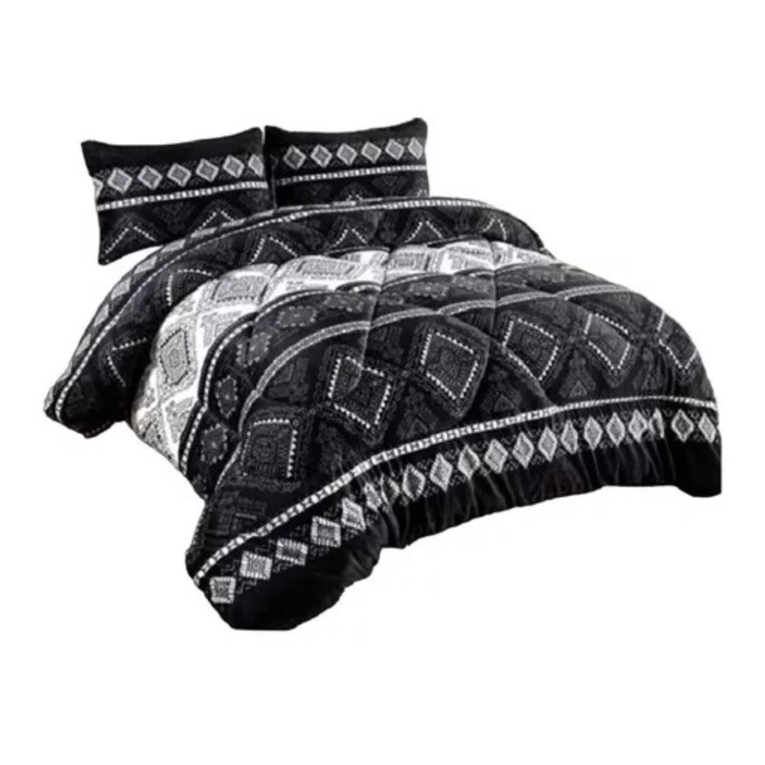 Citohome - Cobertor Con Chiporro Plush De Invierno Diseño Plaza Y Media