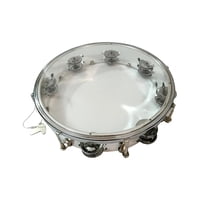 Bothyi - Pandereta De 10 Pulgadas Para Niños, Juguete Educativo Musical Para Concierto, Fiesta De Baile, Plata