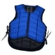 thumbnail image 4 of Chaleco de equitación, Guardias deportivos Chaleco con cremallera Accesorios transpirables Chaleco de entrenamiento Chaleco ecuestre para hombres para , azul, Niño S, 4 of 5