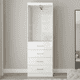 thumbnail image 3 of Closet 2 Puertas 4 Cajones Blanco, 3 of 4