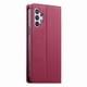 thumbnail image 2 of Funda Tipo Cartera de Cuero Sintético para Samsung Galaxy A32 5G Bloqueo RFID, con Ranuras para Tarjetas y Bolsillo para Efectivo, Cierre Magnético Fuerte Rojo, 2 of 6