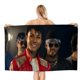 thumbnail image 1 of MICHAEL JACKSON Toalla de playa de secado rápido con diseño temático, regalo para mujeres y niñas, ideal para cumpleaños, fans, amantes de la música, uso en la playa o al aire libre,78*180cm, 1 of 6