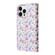 thumbnail image 5 of FOXDOCK Funda Tipo Cartera Floral para iPhone 14 Pro ,Funda con Tapa de Cuero PU, Protección Antigolpes con Ranuras para Tarjetas y Soporte, 5 of 5