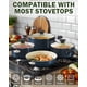thumbnail image 3 of Juego de Utensilios de Cocina Cook N Home 10 Piezas Azul Antiadherente de Cerámica, 3 of 6