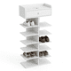 thumbnail image 1 of Zapatero Organizador Estante Zapatos 14 Pcs Hall Armario Blanco, 1 of 4