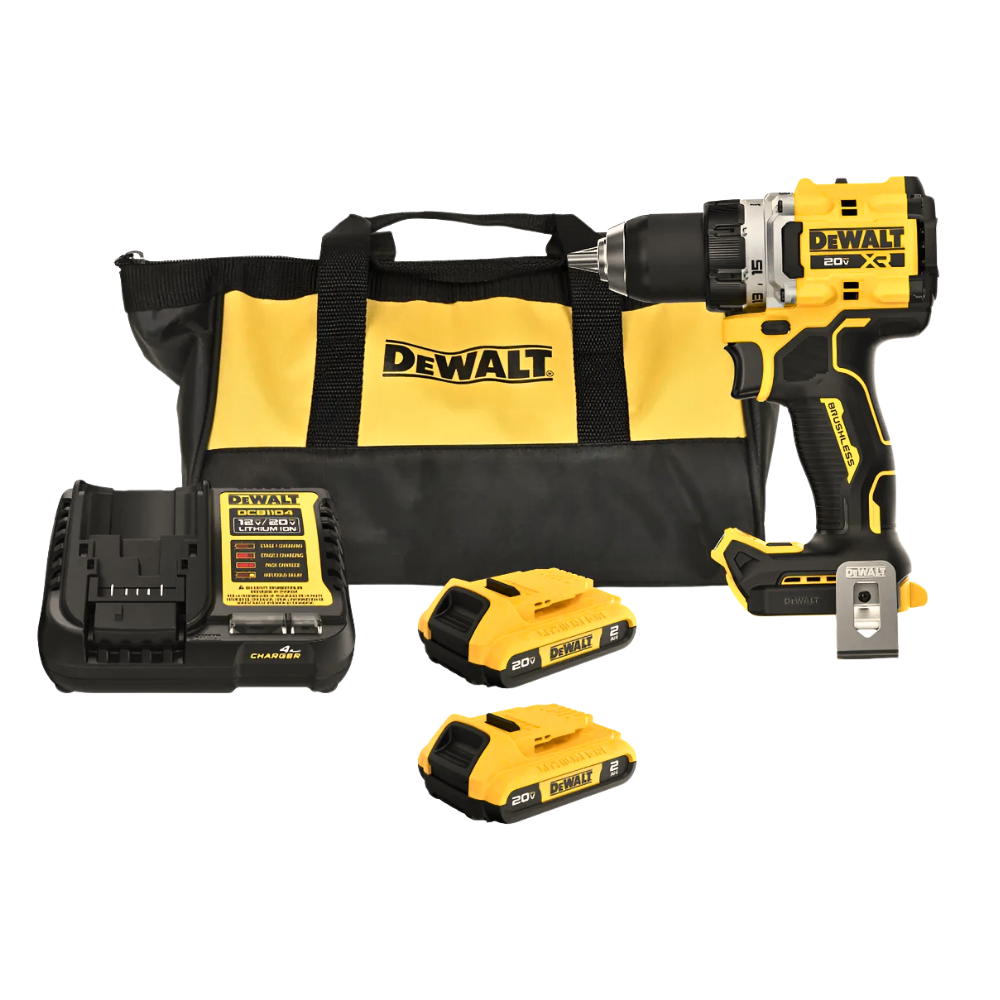 Kit Taladro Atornillador 1/2 20V Car/2Bat Dewalt Dcd801D2-B2