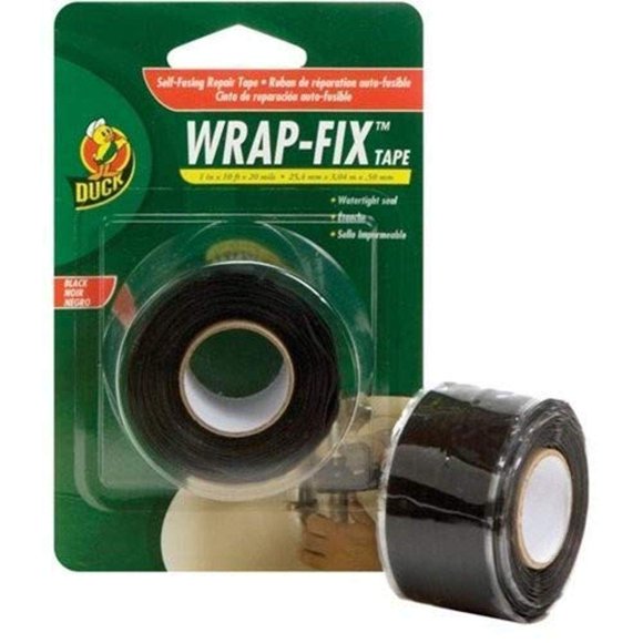 Cinta Adhesiva Duck Wrap-Fix Reparación 2.5 cm x 3 m Negra