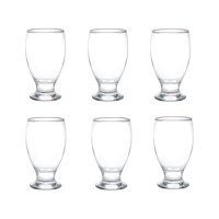 Cristar - Display 6 Copas Lexington 355Cc Para Agua Bebida Cerveza