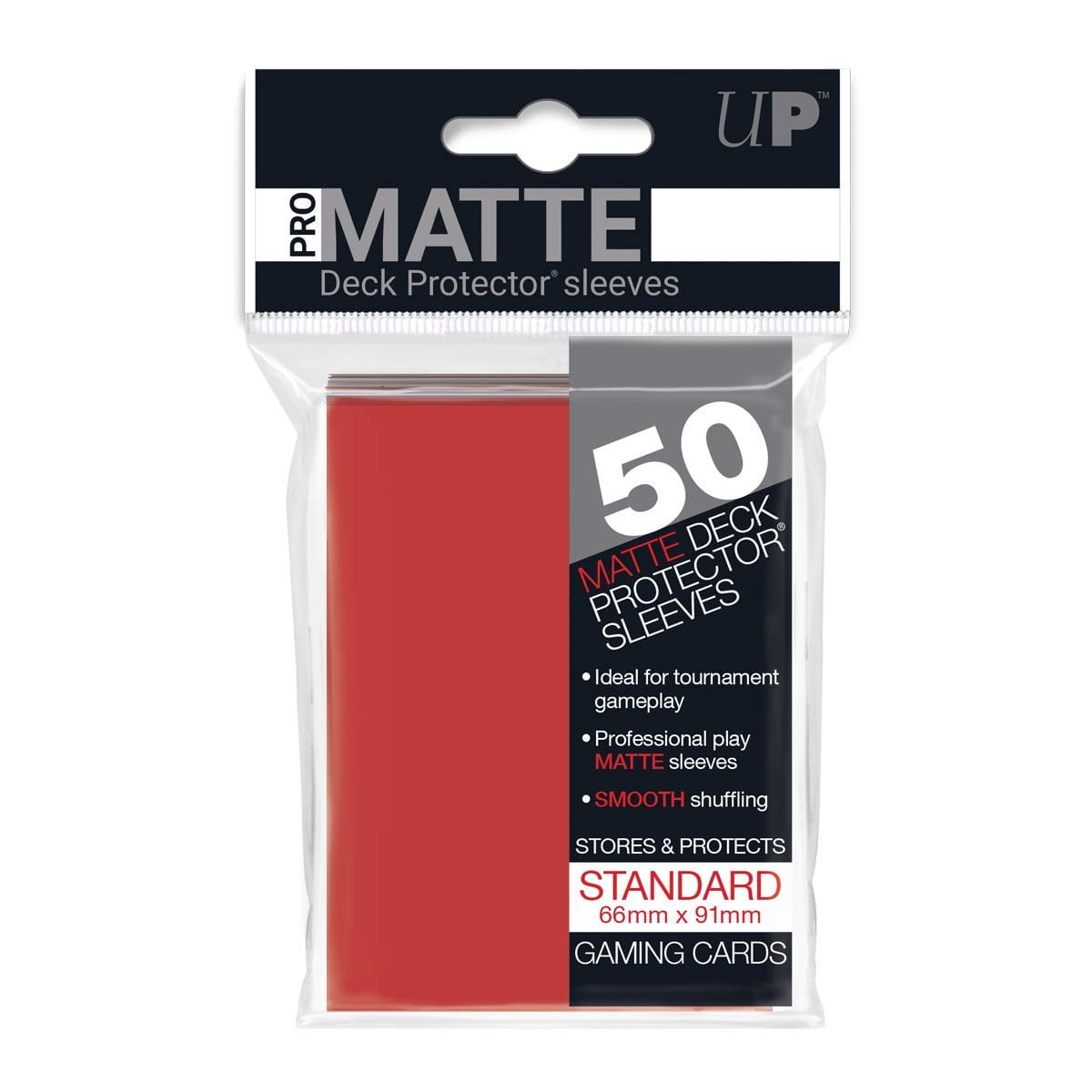 Protector De Mazo Ultra Pro Pro-matte Red Para Pokémon Mtg