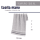 thumbnail image 4 of Pack 6 Toallas De Mano Algodon Baño Cocina Hotel Spa 35x75cm, 4 of 7