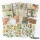 thumbnail image 1 of 100pcs/pack Vintage Collection Room Decorative Sticker Retro Plant Butterfly Scrapbooking Material Paper Label Diary Journal Planner, 1 of 5