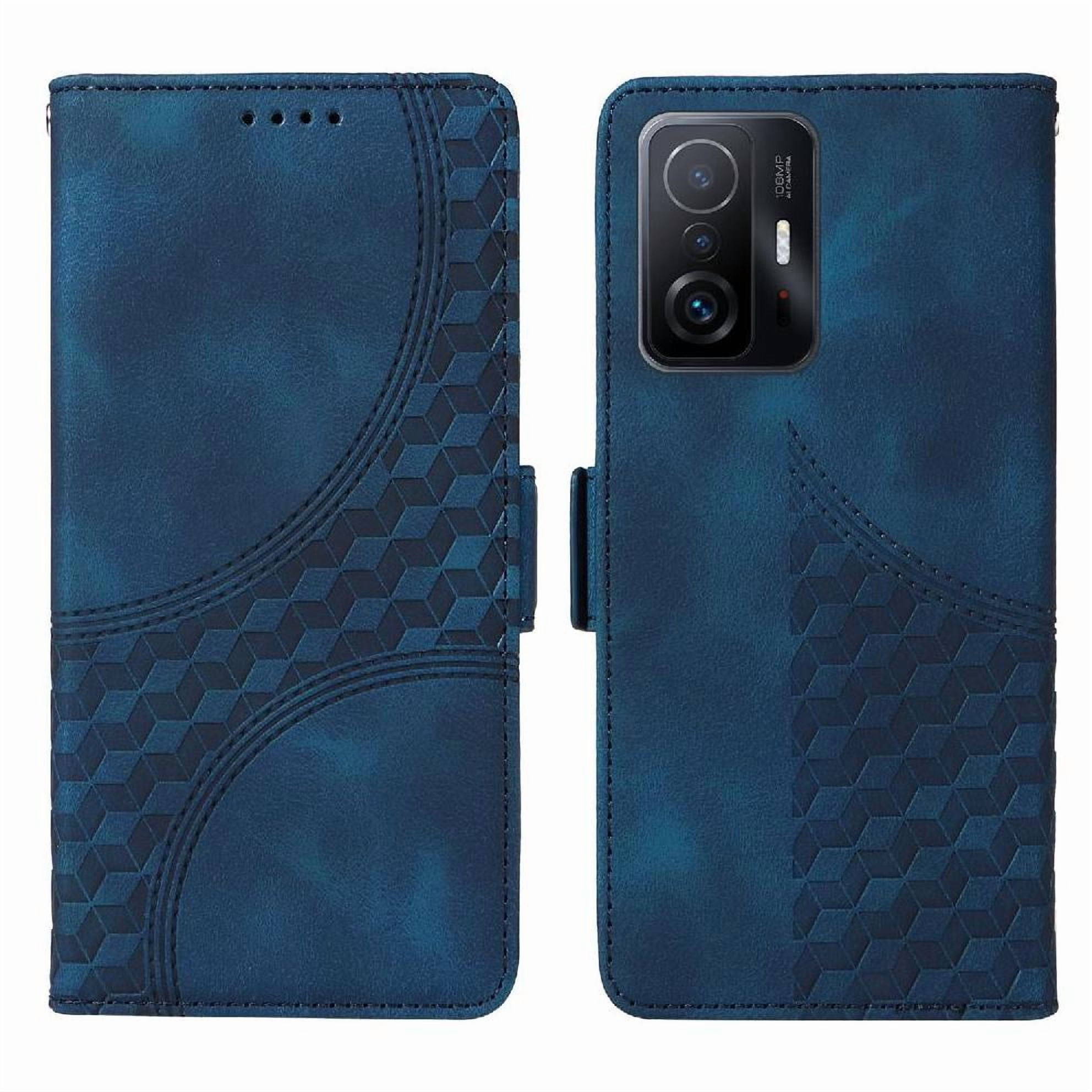 Carcasa Foxdock Xiaomi 11t/11t Pro De Cuero Pu, Diseño Acolchado Clásico, Protección Contra Caídas Y Rayones