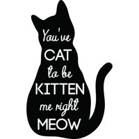 Rienda Libre Graphics - Decomural Cat To Be Kitten Cat Ws-41527