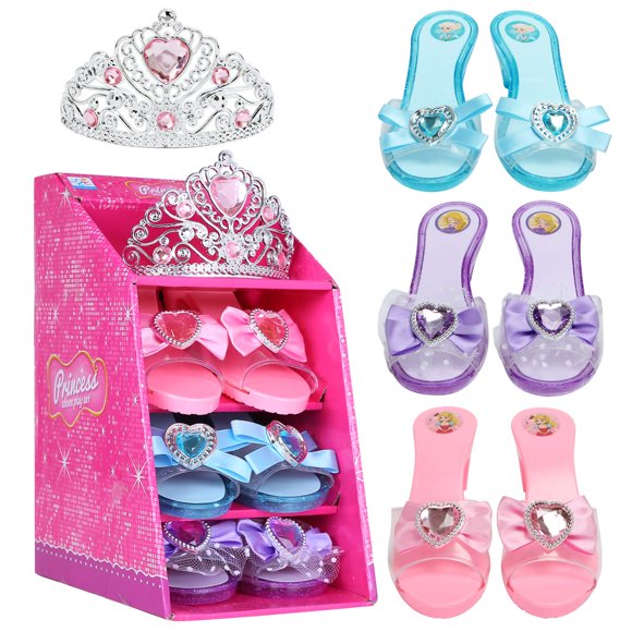 Set de juego Mastom Fashion Princess, zapatos de vestir y tiara