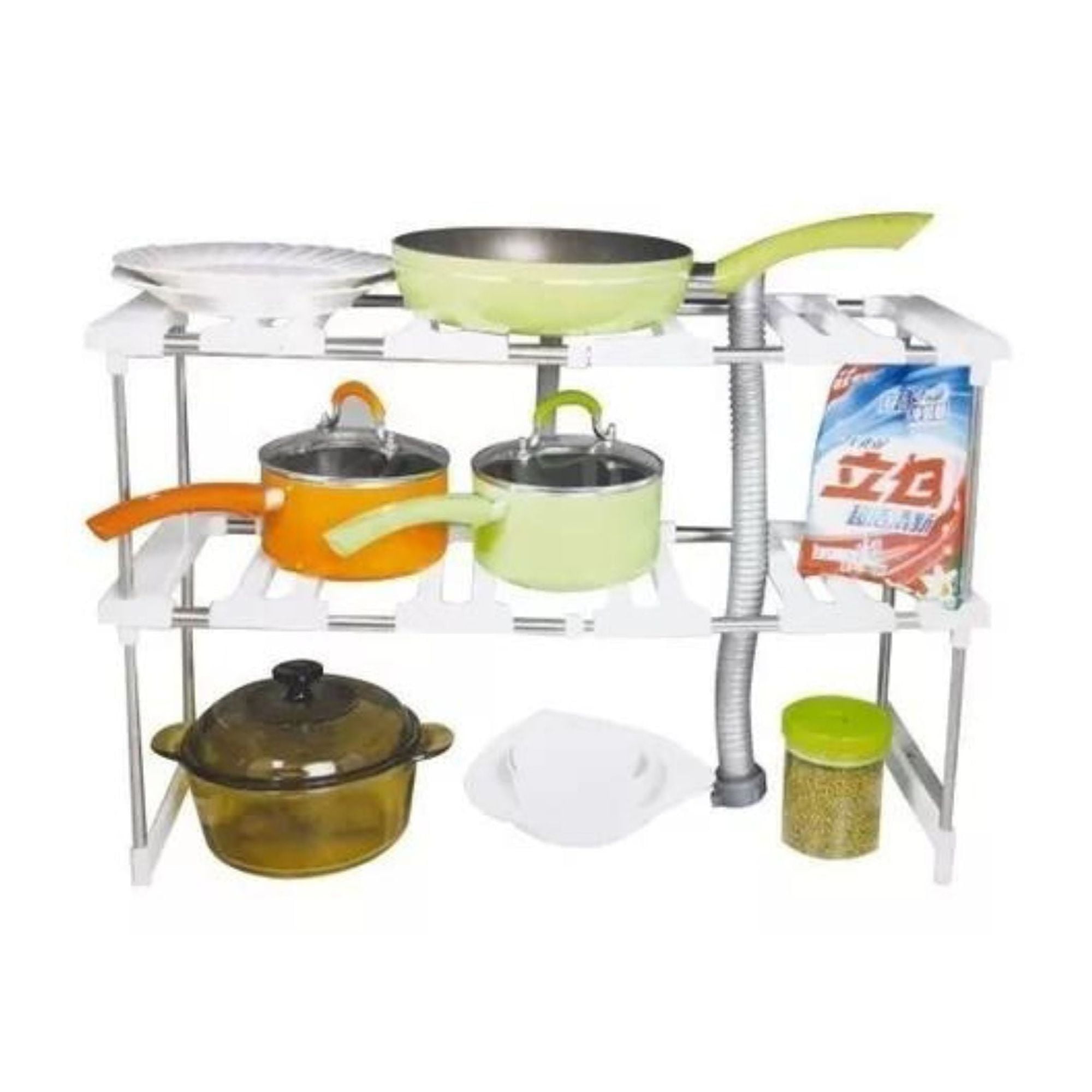 Genérico - Estante De Cocina Multifuncional 2 Niv