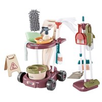 Magideal - Juguete De Limpieza Para Niños, Tareas Domésticas, Juegos De Rol, Juego De Limpieza Para Niños Pequeños, Regalo De Cumpleaños Para Edades De 3 Años En 26 Piezas