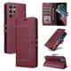 thumbnail image 5 of Premium Wallet Case for Samsung Galaxy S25 Ultra with Card Slots & Kickstand, Flip Cover Red, 5 of 6