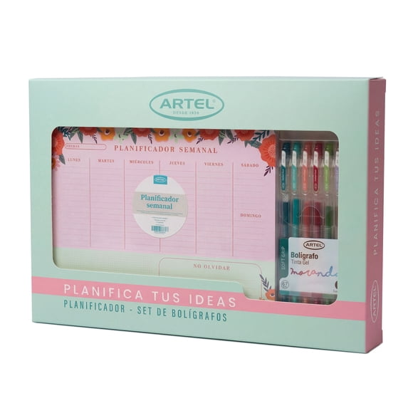 Set Planificador + Bolígrafo 6Un