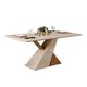 thumbnail image 4 of Comedor Vega 6 Sillas Rectangular Mdf Y Vidrio Blanco Café Claro, 4 of 9