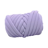 Magideal - 250 G De Hilo Grueso Hilo Voluminoso Hilo Trenzado Lanzar Una Manta De Hilo De Hilo De Hilo De Hilo De Hilo Para Niños Artesanía De Gato Casa Macrame Violeta