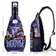 thumbnail image 2 of Gárgolas Riñonera Bandolera con Estampado Integral para Hombres y Mujeres, Bolso Cruzado Gráfico de Tendencia, Mochila de Hombro Streetwear para Ciclismo y Deportes, Riñonera Versátil Casual, 2 of 6