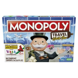 Juego De Mesa Hasbro Gaming Monopoly Travel World Tour De Más De 8 Años