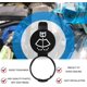 thumbnail image 4 of Tapa de repuesto para depósito de líquido lavaparabrisas Msyuusr, compatible con GMC, Chevrolet, Buick y Cadillac 12767700, 13227300, 19172571 y 12788573, 4 of 6