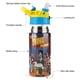thumbnail image 3 of Isla del drama Botella de Agua con Tapa Pop Top de Un Toque, Acero Inoxidable, a Prueba de Fugas, para Deportes, Botella Infantil azul 12 oz, 3 of 6