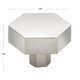 thumbnail image 4 of Perilla para gabinete GlideRite 5824 de níquel satinado, hexagonal de 4 cm, 4 of 4