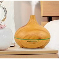 Genérico - Humificador Difusor De Aceite Con Control Remoto Cafe