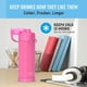 thumbnail image 3 of Botella termoaislante al vacío THERMOS FUNTAINER 473 ml Rosa Neon, 3 of 3
