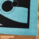 thumbnail image 3 of Alfombra Pasillo Amigo Turquesa 70x230, 3 of 5