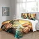 thumbnail image 4 of Gerrit- Zeni-tsu Aga-tsuma -Cute Bed Duvet Cover- Demon Anim-e Slayer Beddin-g Sets 3D Pr-inted Lig-htweight 3 Piece Com-forter Sets 1 Du-vet Cover and 2 Pillo-w Shams for Ki-ds Boys Girls Twin, 4 of 5