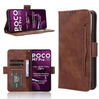 Funda Tipo Billetera Foxdock Para Xiaomi Poco M7 Pro 5G – Tapa Flip Con Tarjetero