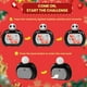 thumbnail image 2 of Fidget Toy QbVuj Christmas Pop Push Game Light Up 2 unidades, 2 of 3