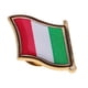 thumbnail image 1 of Pin De Bandera Nacional De Metal, Insignia Esmaltada Para Ropa, Solapa, Bolso, Decoración, Italia, 1 of 3