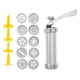 thumbnail image 2 of Pistola De Prensa Para Galletas Y Juego De Glaseado Para Decorar Con 4 Boquillas Para Boda De Aniversario 10 Moldes Para Galletas, 2 of 5