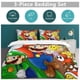 thumbnail image 5 of Super Mario 3-Piece Comforter Set for Bedroom Super Mario Bedding Set for Kids Adults Soft Microfiber Duvet Cover Set with Zipper Closure, 5 of 5
