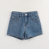 Short Niña Azul Denim Básico The Brands Club