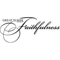 Rienda Libre Graphics - Decomural Great Is His Faithfulness Bible Ws-17379